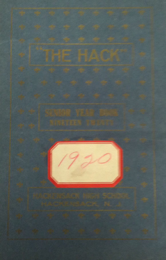 1920 HHS Yearbook Cover